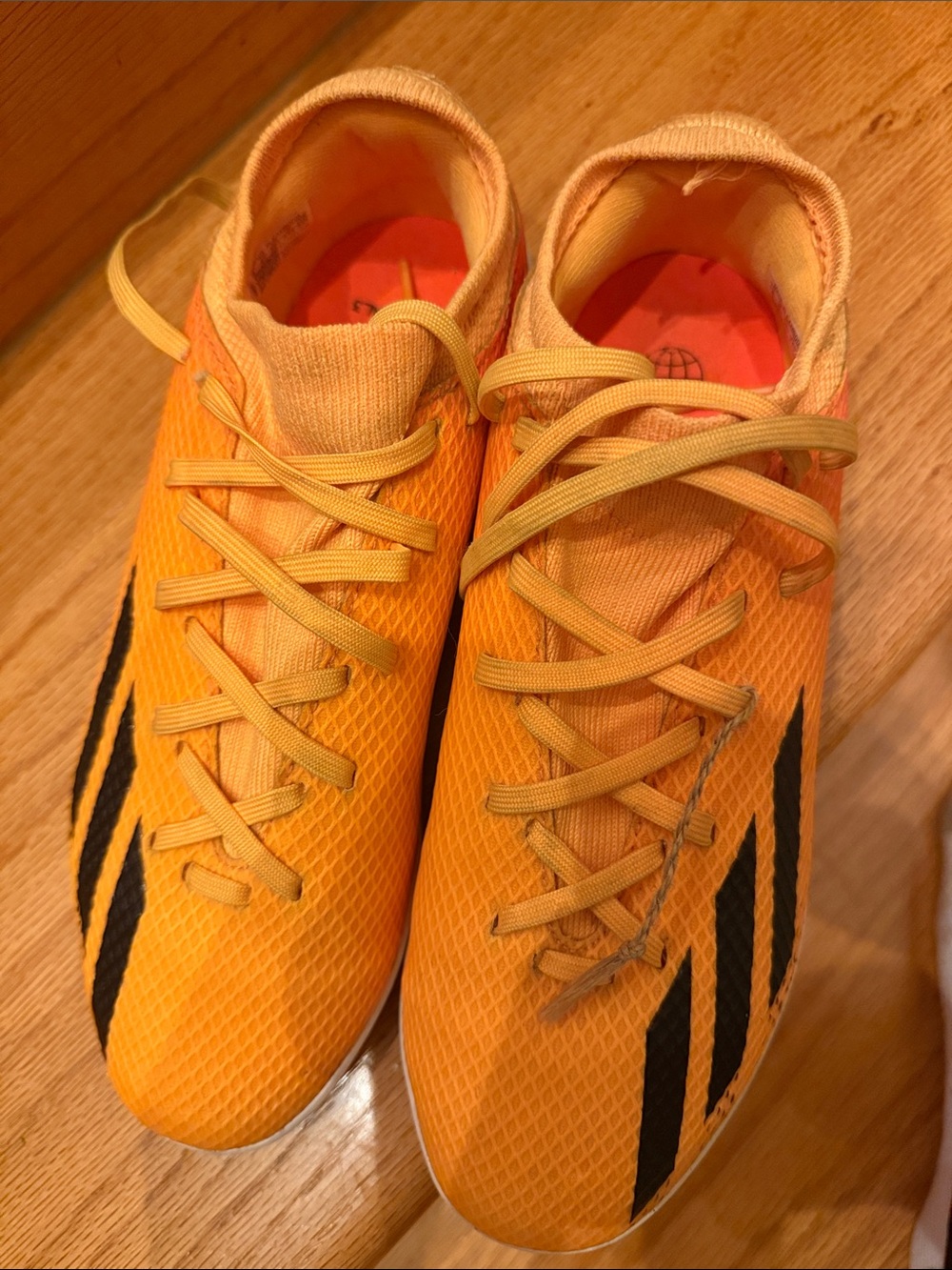 Kids Orange Soccer Cleats - Youth Performance Shoe